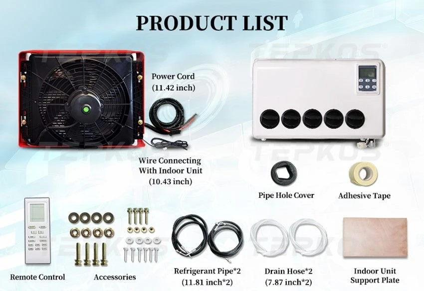  product list of truck air conditioner